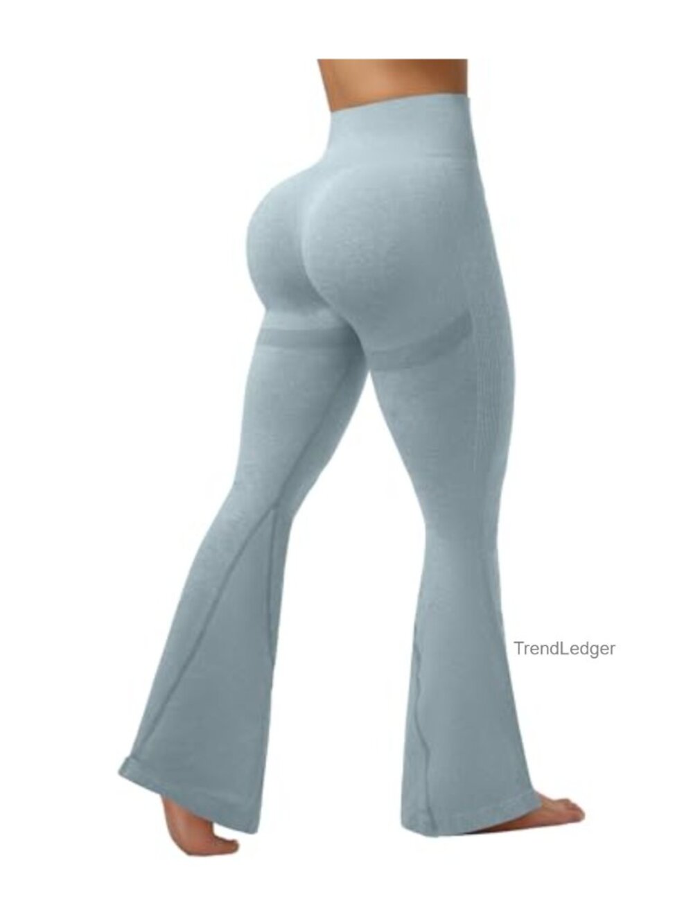Seamless Flared Leggings High Waist Tummy Control Bootcut Yoga Pants